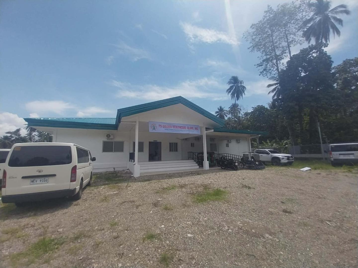 Completed PS Golden Healthcare Clinic building in Kalamansig, Sultan Kudarat.